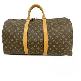 Bolsa Boston Louis Vuitton Monogram Keepall 50 Marrom Marrom