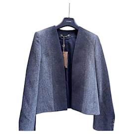 Gucci Grey Tweed Cropped Jacket Grey