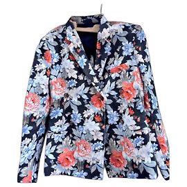 Céline Blazer Floreale Nero Multicolore
