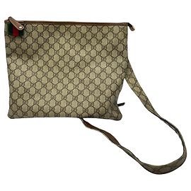 Borsa a tracolla Gucci GG Monogram Marrone Monogramma