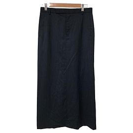 Autre Marque AP STUDIO Twill Stripe Skirt Blue Other