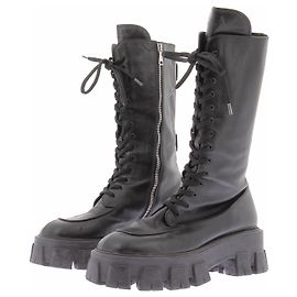 Prada Stivaletti combat neri Nero