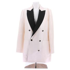 Zimmermann Robe courte Dancer à boutonnière croisée White