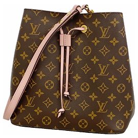 Bolsa de Ombro Louis Vuitton Monogram NeoNoe Rosa