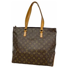Sac cabas Louis Vuitton Monogram Cabas Mezzo Marron