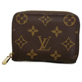 Portafoglio monete Monogram Zippy Louis Vuitton Marrone