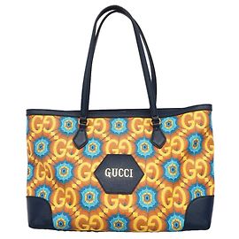 Bolso Tote Gucci Kaleidoscope Amarillo Azul marino