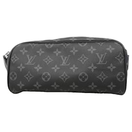 Louis Vuitton Monogram Eclipse Dopp Kit Handbag Black