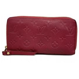 Cartera larga Louis Vuitton Monogram Empreinte Rosa