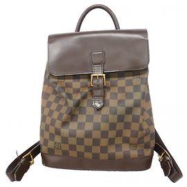 Louis Vuitton Damier Soho Backpack Damier ebene