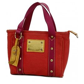 Louis Vuitton Antigua Cabas PM Handbag Red