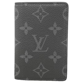 Louis Vuitton Monogram Eclipse Card Case Black