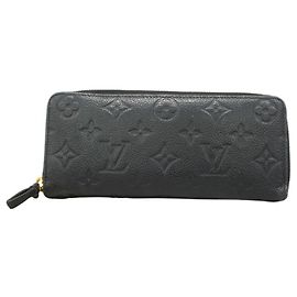 Long portefeuille Louis Vuitton Monogram Empreinte Noir