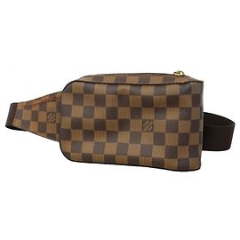 Borsa a tracolla Louis Vuitton Damier Geronimos Damier ebene