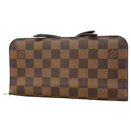 Louis Vuitton Damier Portefeuille Insolite Long Wallet Damier ebene