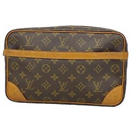 Pochette Louis Vuitton Monogram Compiegne 28 Marron