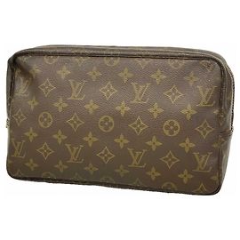 Pochette Louis Vuitton Monogram Toilette 28 Marrone