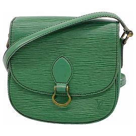 Bolso de hombro Louis Vuitton Epi Saint Cloud en verde Borneo Otro