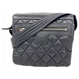 Borsa a Spalla Chanel Coco Cocoon Nylon Nero