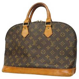 Borsa Louis Vuitton Alma Monogram M51130 Marrone Marrone