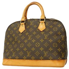 Borsa Louis Vuitton Alma Monogram Marrone