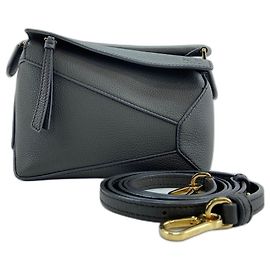 Bolsa 2-Way Mini Loewe Puzzle Marrom