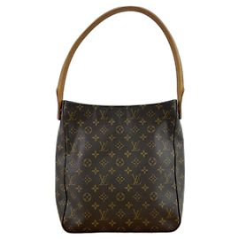 Borsa Louis Vuitton Looping GM Marrone