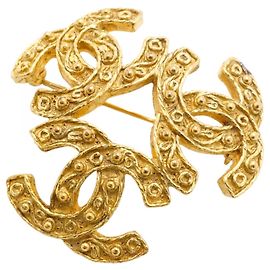 Spilla Triple Coco Mark Chanel Coco D'oro