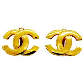 Orecchini a clip placcati oro Chanel D'oro
