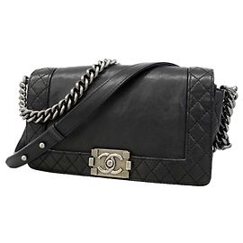 Borsa a Spalla Chanel Boy Chain Nero