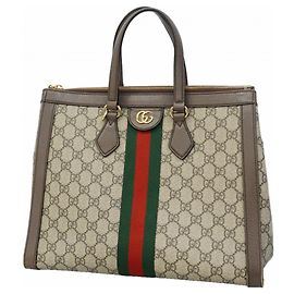 Borsa Tote Ophidia Gucci Marrone