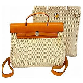 Hermès Hermes Herbag Ad PM Backpack in Natural Other