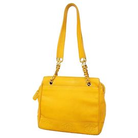 Borsa a Spalla Chanel Triple Coco Giallo