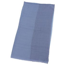 Hermès Stola in cashmere e seta Hermes Margiela Era Blu