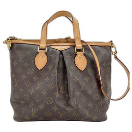 Borsa Louis Vuitton Palermo PM Marrone