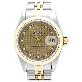 Reloj Rolex Datejust Diamond Houndstooth para mujer Otro