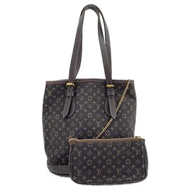 Sac cabas Louis Vuitton Run Bucket PM Marron