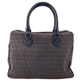 Sac à main Fendi Zucchino Marron