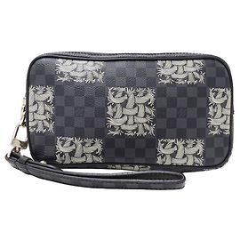 Mini borsa Louis Vuitton Damier Graphite Nero Altro