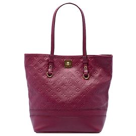 Louis Vuitton Red Monogram Empreinte Citadine PM Roja