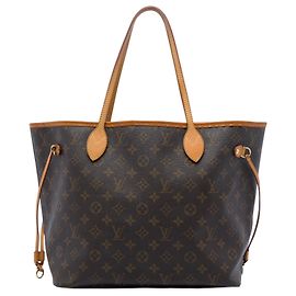 Louis Vuitton Marron Monogram Neverfull MM Marron