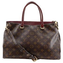 Louis Vuitton Marrom Monogram Pallas MM Marrom