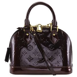 Louis Vuitton Alma BB en Monogram Vernis violet Violet