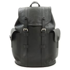 Louis Vuitton Black Epi Christopher Backpack PM Black