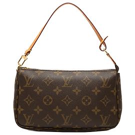 Louis Vuitton Brown Monogram Pochette Accessoires Brown