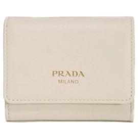 Prada Tri-fold Wallet Weiß