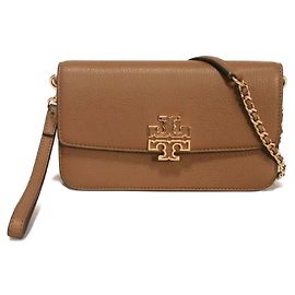 Bolsa de ombro com corrente Tory Burch Pretender Marrom