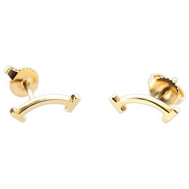 Tiffany & Co. Orecchini T Smile Mini Oro Giallo D'oro