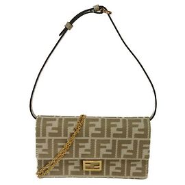 Borsa a tracolla Fendi beige Beige