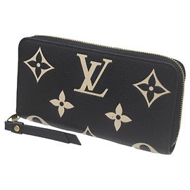 Carteira Longa Louis Vuitton Monogram Empreinte Black Preto